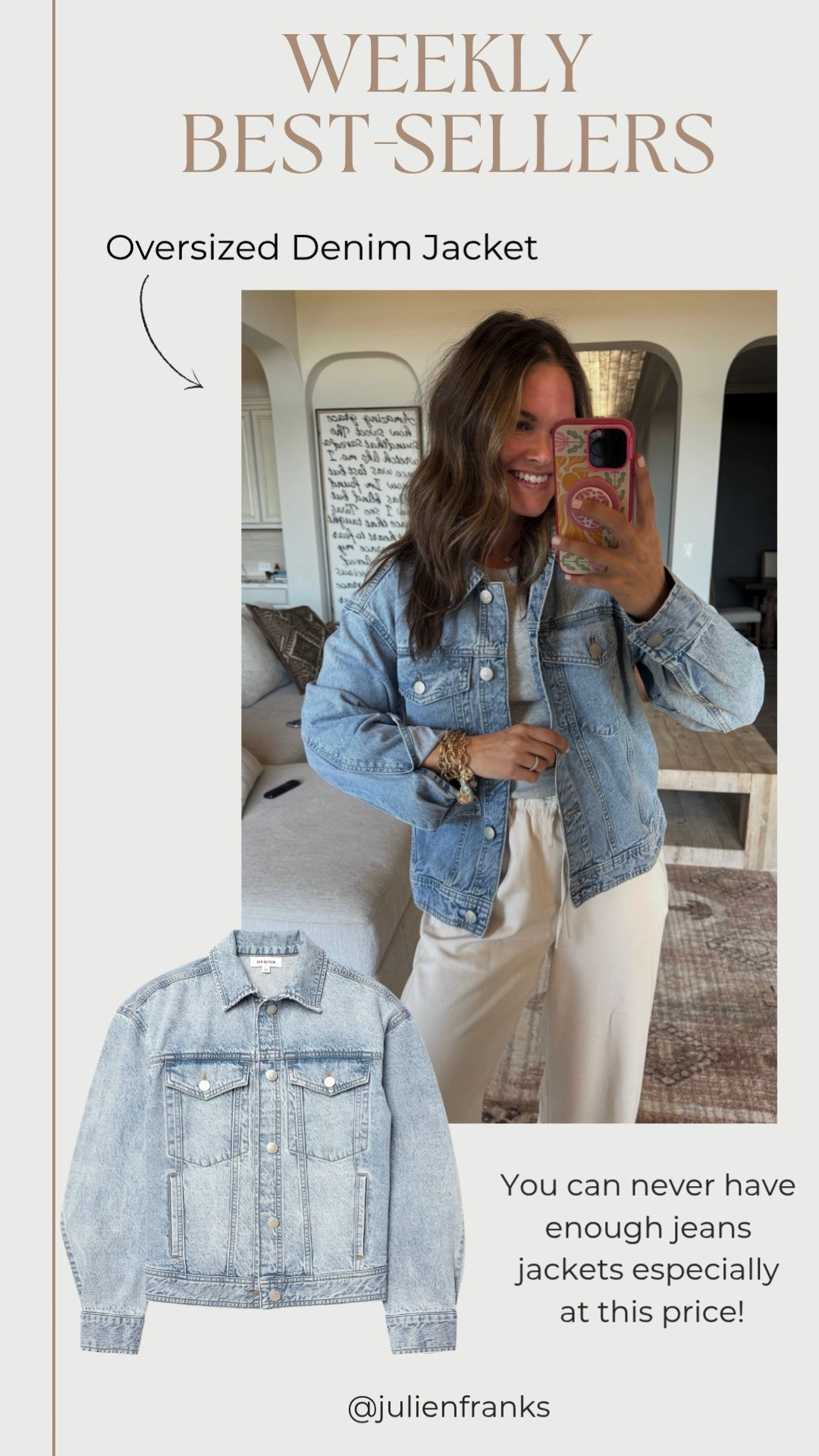  A closet staple: this jean jacket 🩶 it truly looks more expensive than it actually is!
 

#LTKmomlife #LTKSeasonal #LTKootd