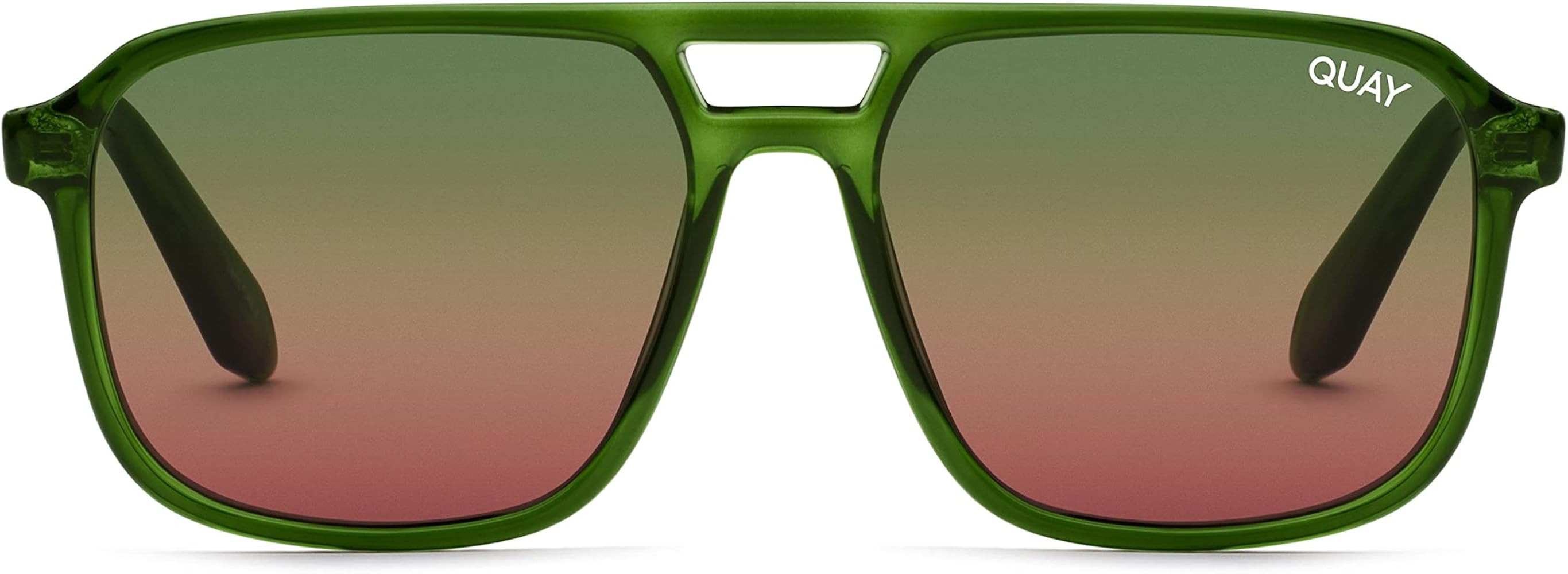 Quay Unisex On The Fly Retro Square Aviator Sunglasses | Amazon (US)