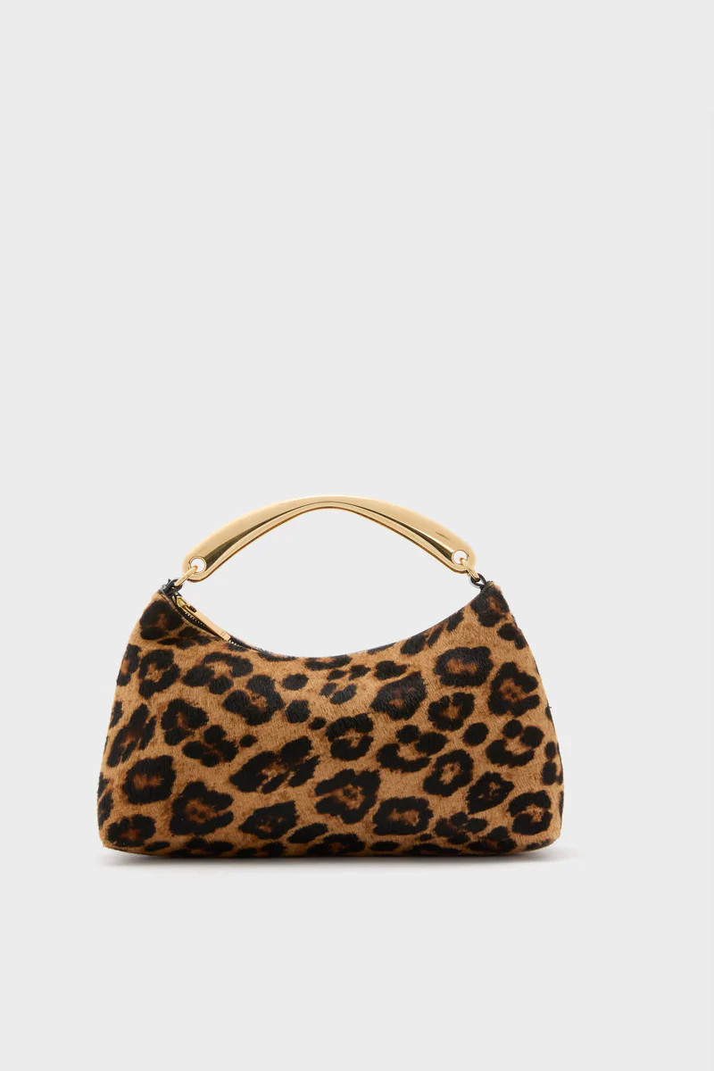 Leopard Metal Handle Rhea Bag | Tuckernuck (US)