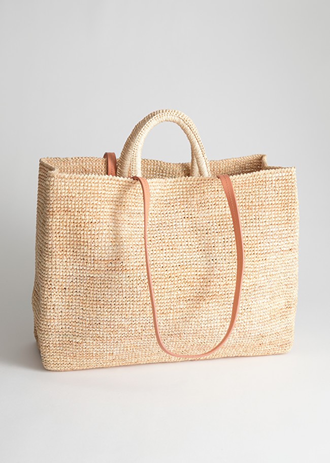 Large Woven Straw Tote | & Other Stories (EU + UK)