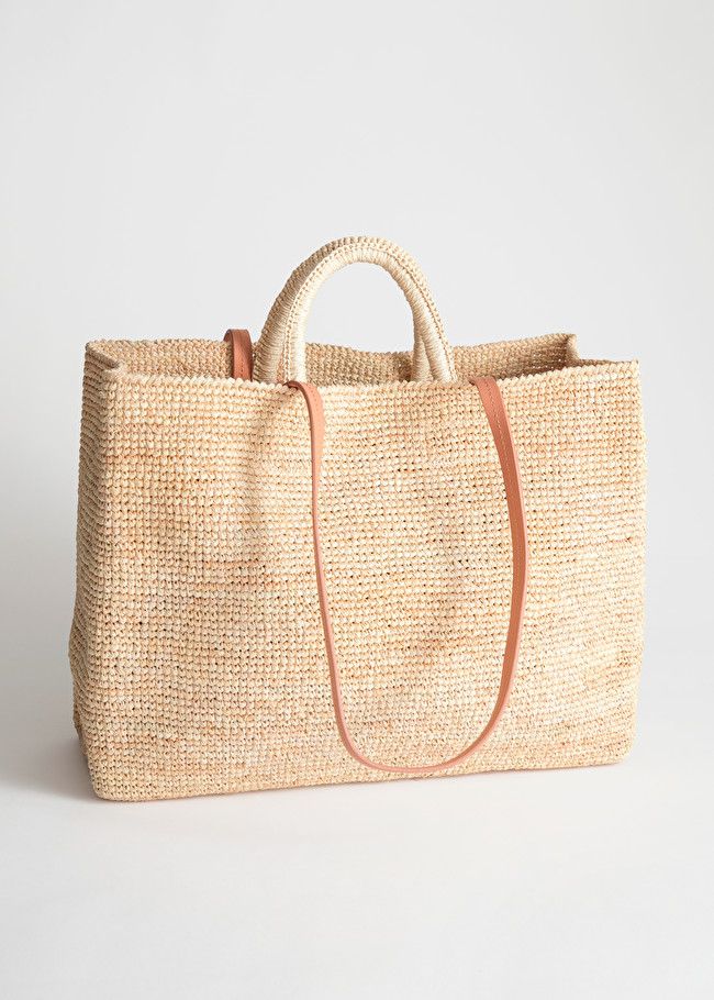 Large Woven Straw Tote | & Other Stories (EU + UK)