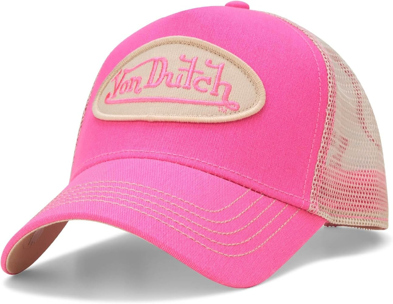 Von Dutch Classic Trucker Hat - Retro Snapback Cap for Men and Women - Adjustable Fit Panel, Brea... | Amazon (US)