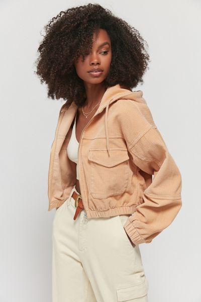 BDG Corduroy Patch Pocket Cropped Jacket | Urban Outfitters (US and RoW)