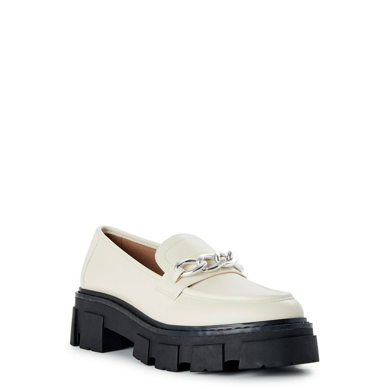 No Boundaries Women's Fashion Lug Loafers | Walmart (US)