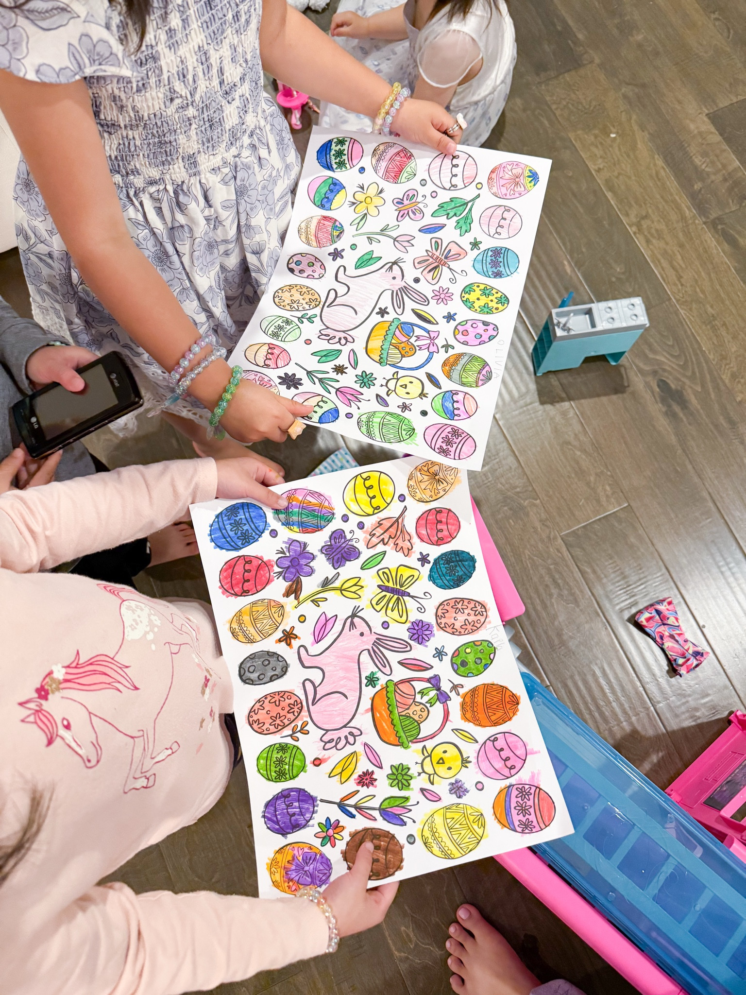 Easter Egg Hunt Party! Color-Your-Own 2-Sided Reversible Disposable Paper Place Mats

#LTKSeasonal #LTKKids #LTKHome