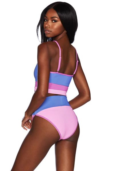 Emmy Bottom Periwinkle Colorblock | Beach Riot