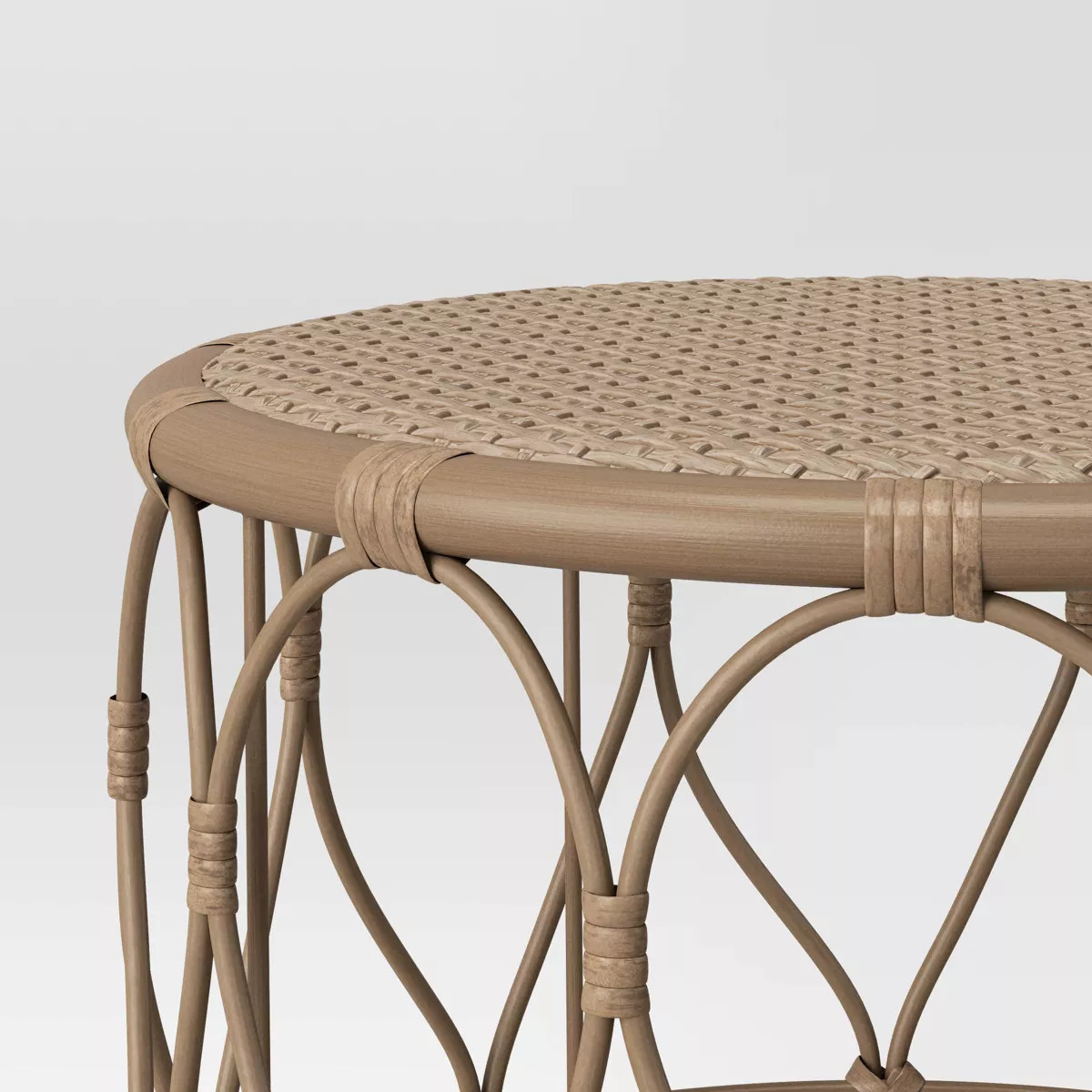 Britanna Patio Accent Table, Outdoor Furniture Natural - Threshold™ | Target