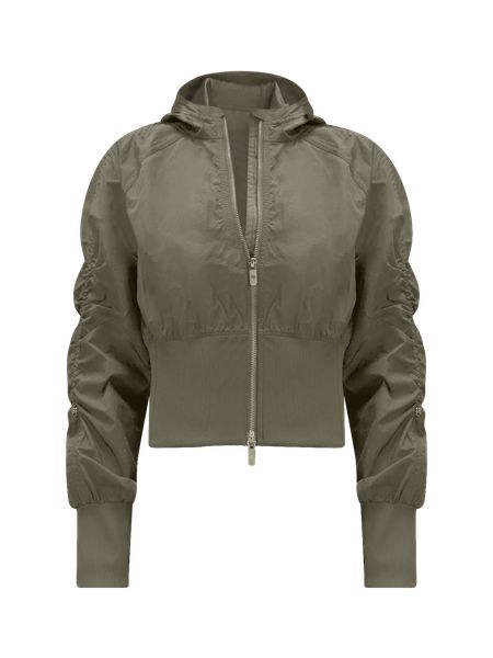 Ruched Ribbed-Waist Jacket | Women's Hoodies & Sweatshirts | lululemon | Lululemon (US)