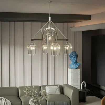 5 Light Chandelier Ceiling Pendant Hanging Light Fixture (Bulb Not Included) | Wayfair North America