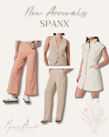New arrivals from Spanx! Cinched dress, vest, trousers, colored denimm

Discount code:
MICHELLEAXSPANX 

#LTKStyleTip #LTKWorkwear