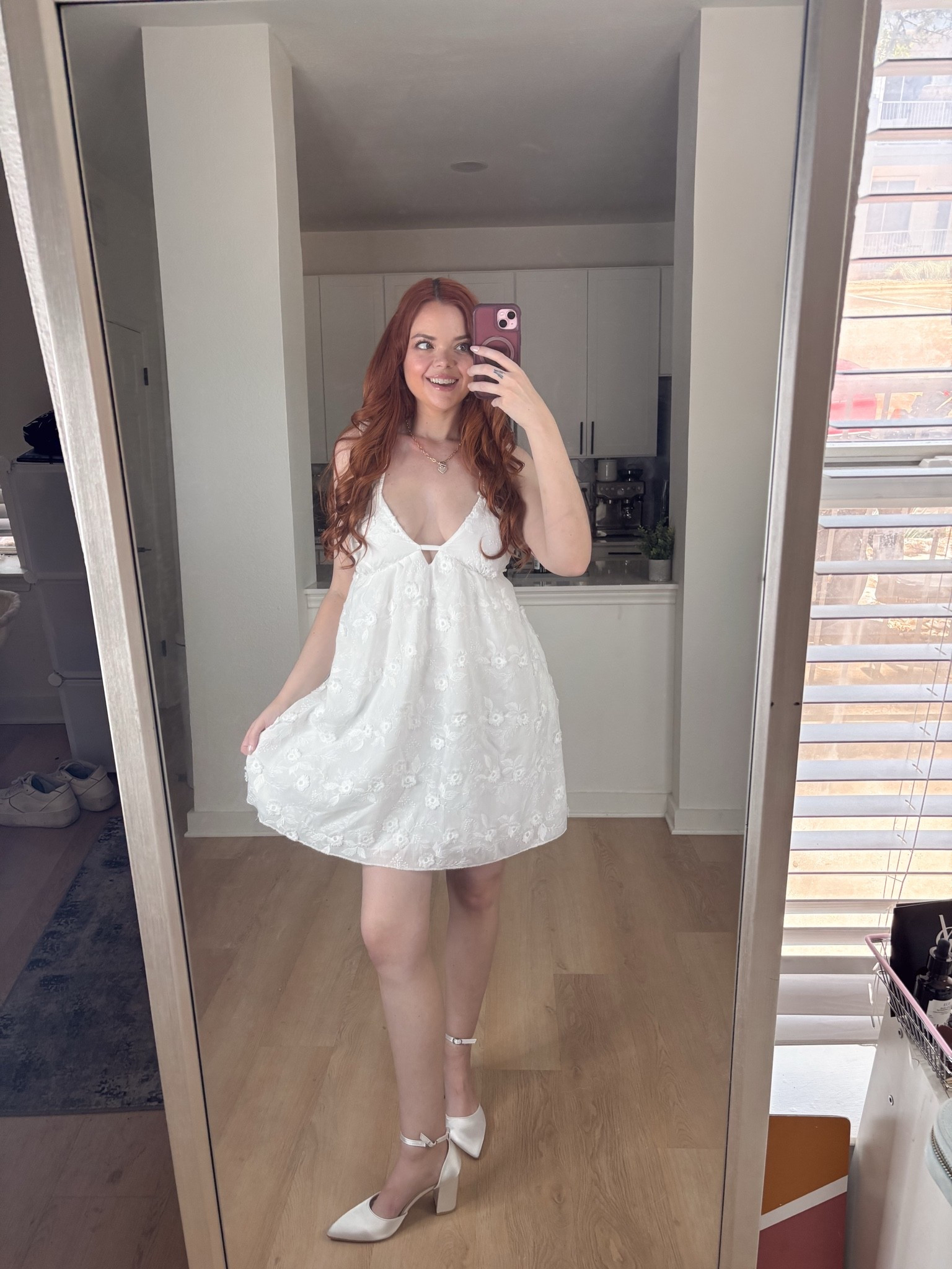 The prettiest bachelorette dress for my 2026 brides at under $30 🤍 I’m wearing size XS. Shoes are out of stock but I linked similar :)

#LTKootd #LTKSeasonal #LTKWedding