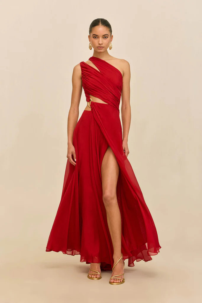ZAN GOWN - MERLOT | Cult Gaia - US