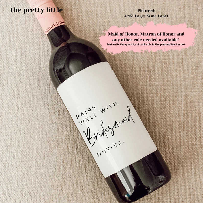 Pairs well with Bridesmaid Duties | Bridesmaid Proposal | Bridesmaid Gift | Etsy (US)