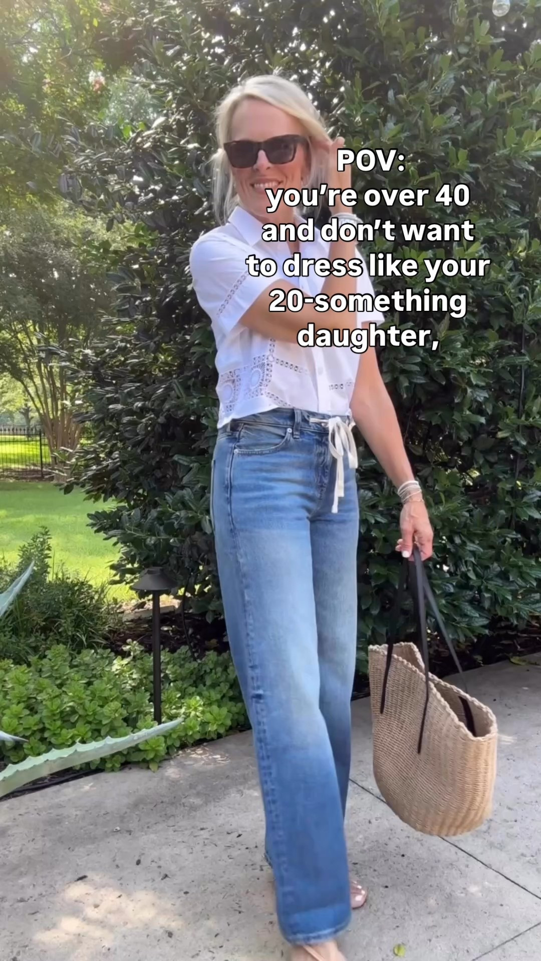 Sharing all the details of some of my most recent favorite outfits for women over 40, women over 50.

I’m 5’6” for reference 

••• important -darted barrel denim - size down two sizes
• shorts – size down one size
• linen vest and pants – size down one size
• Zara dress - I sized up one to a medium

#LTKOver40 #LTKStyleTip #LTKFamily