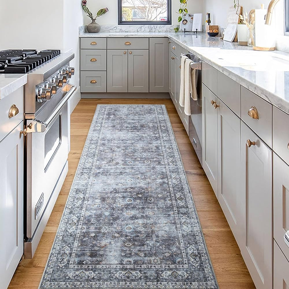 Rugcomf Runner Rug Hallway Runner Rug Washable Kitchen Runner Rugs with Rubber Backing 2'6''x8' S... | Amazon (US)