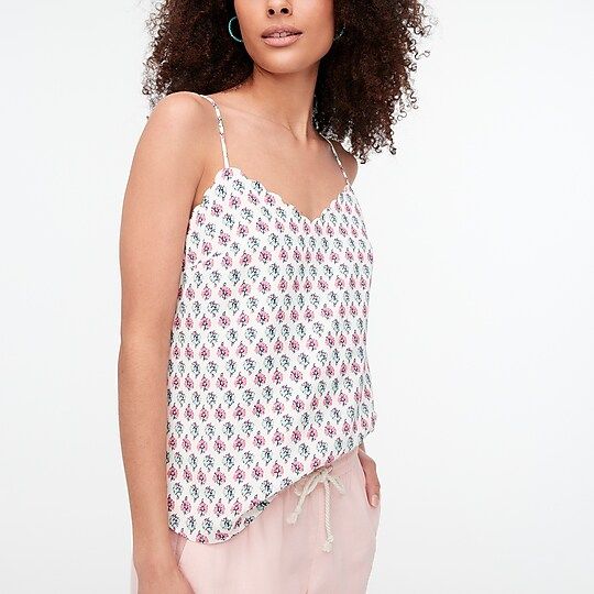 Factory: Scalloped Cami Top For Women | J.Crew Factory