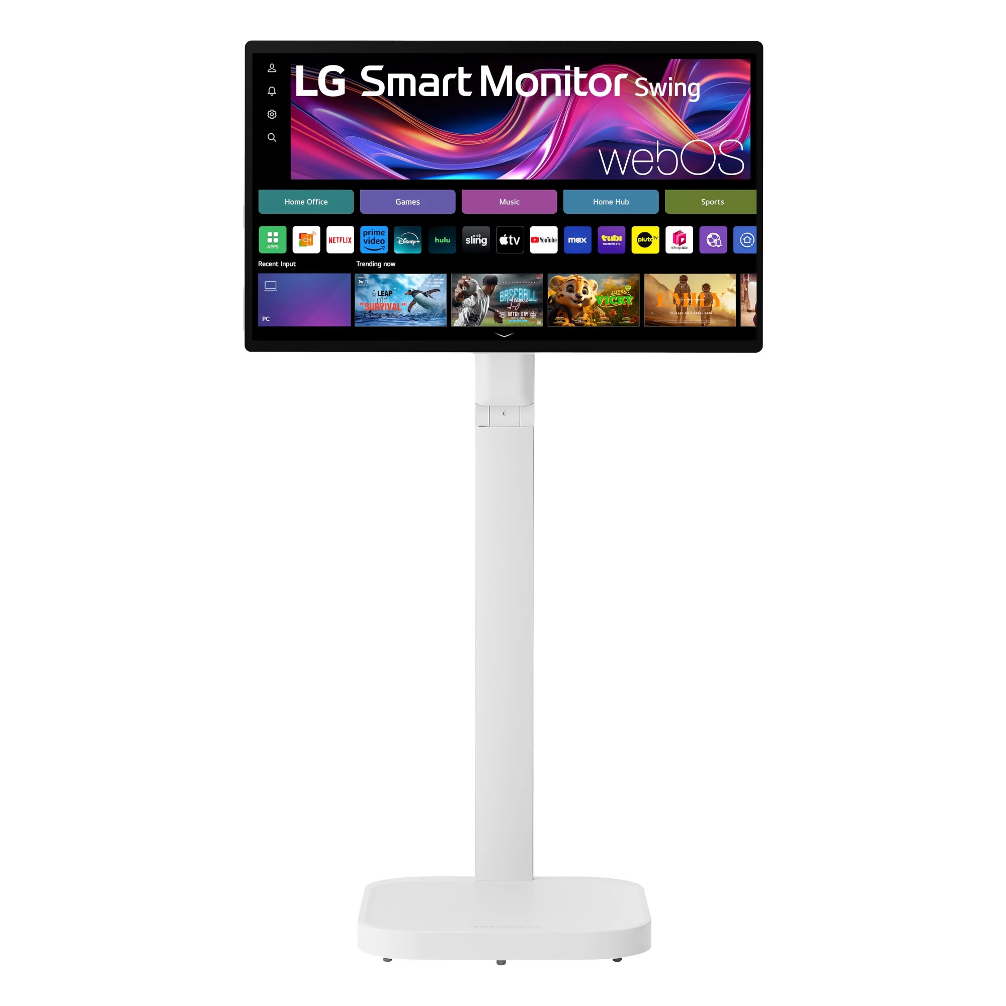 LG 32" 4K UHD IPS Touchscreen Smart Monitor Swing with Rolling Stand, 32U889SA-W | Walmart (US)