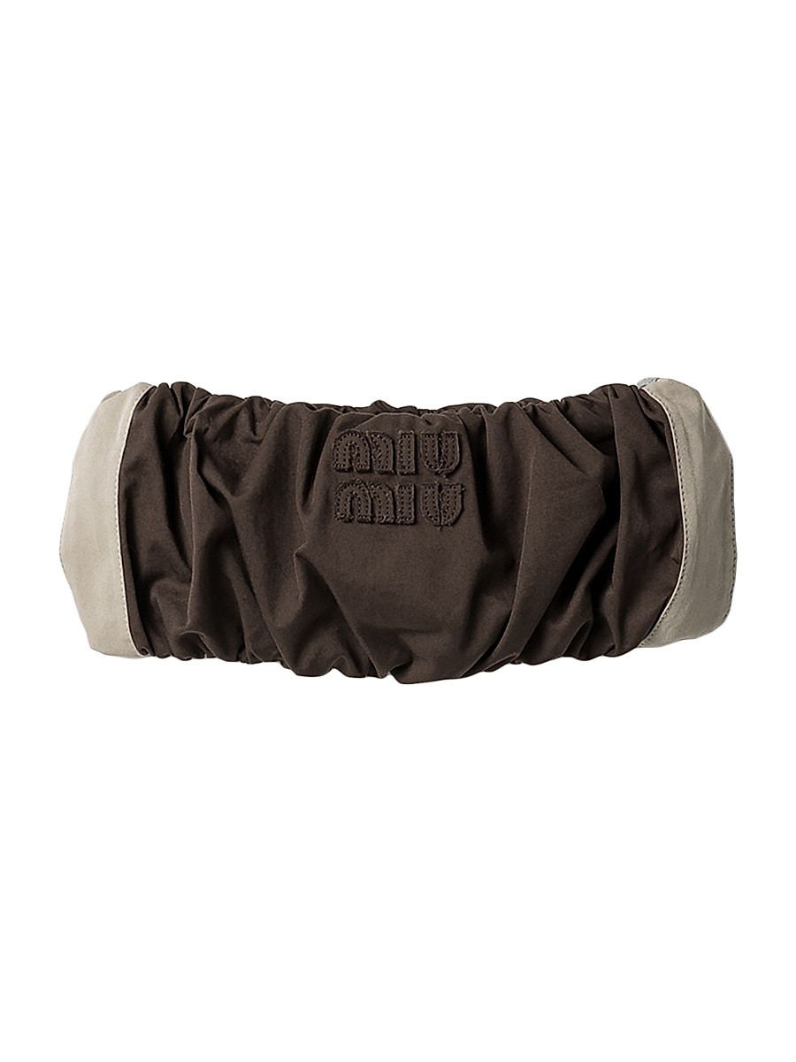 Women's Washed Twill Bandeau Top - Brown - Size 0 | Saks Fifth Avenue