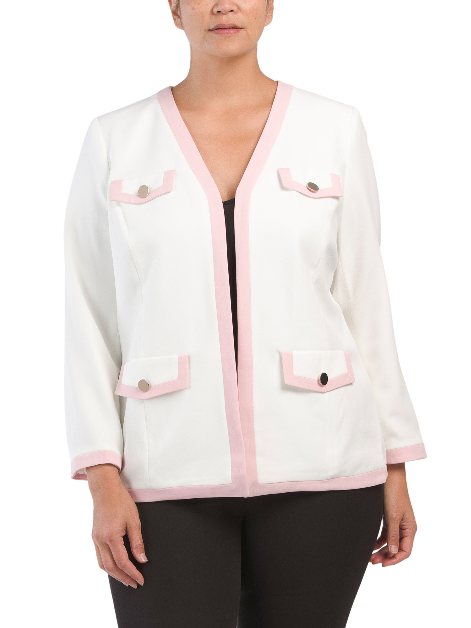 Plus Tipped Open Cardigan | TJ Maxx