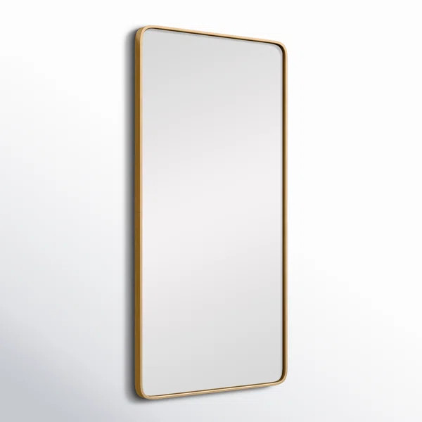 Sabine Metal Rounded Rectangle Wall Mirror | Joss & Main