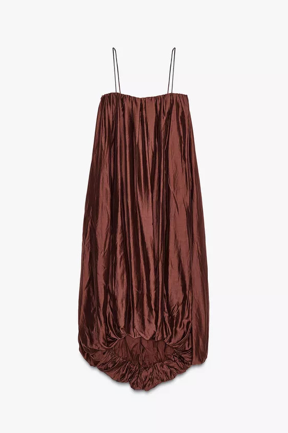 ZW COLLECTION MULTI-POSITION BALLOON DRESS | Zara US