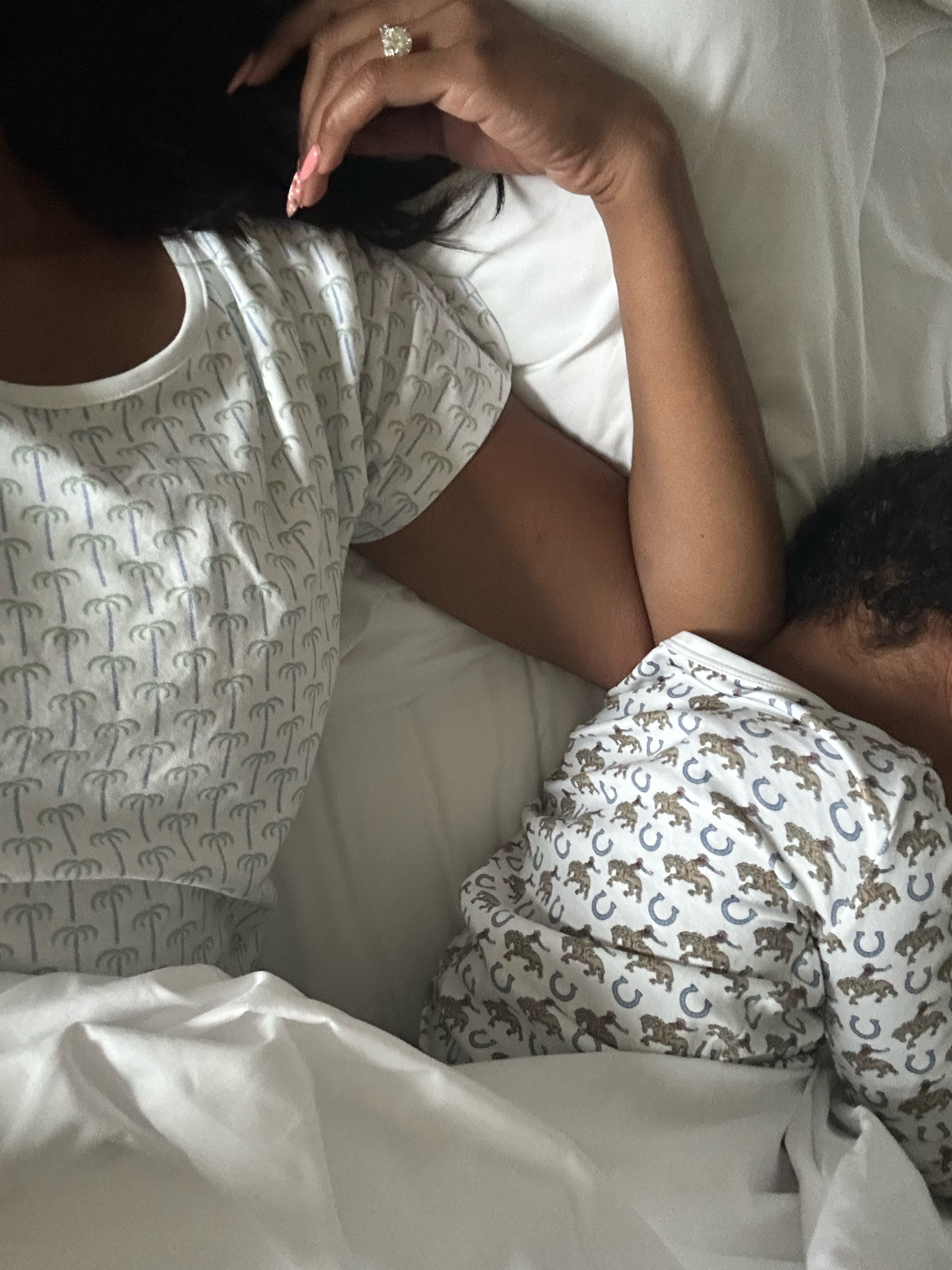 Printed pjs for mommy and toddler boy

#LTKfindsunder100 #LTKkids #LTKfamily