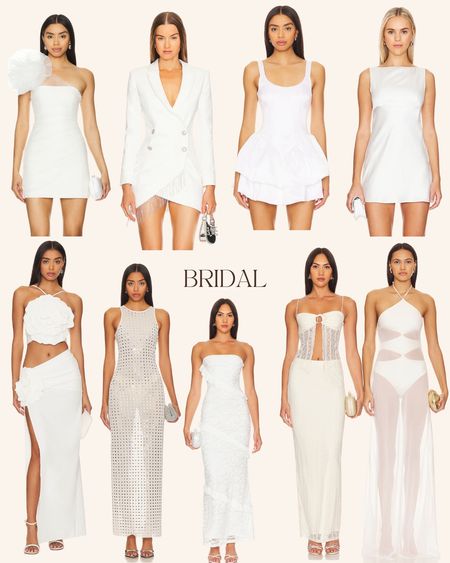 Lots of bridal and bachelorette dress options!

Dress up for dinner, casual mini dresses or boat day options (swipe through all the images for more inspo) 