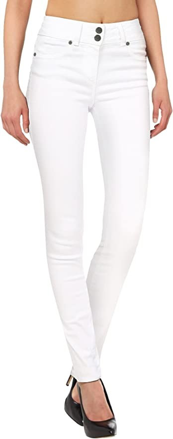 Women's Butt Lift V2 Super Comfy Stretch Denim Jeans P43636SKX White 24 at Amazon Women's Jeans s... | Amazon (US)