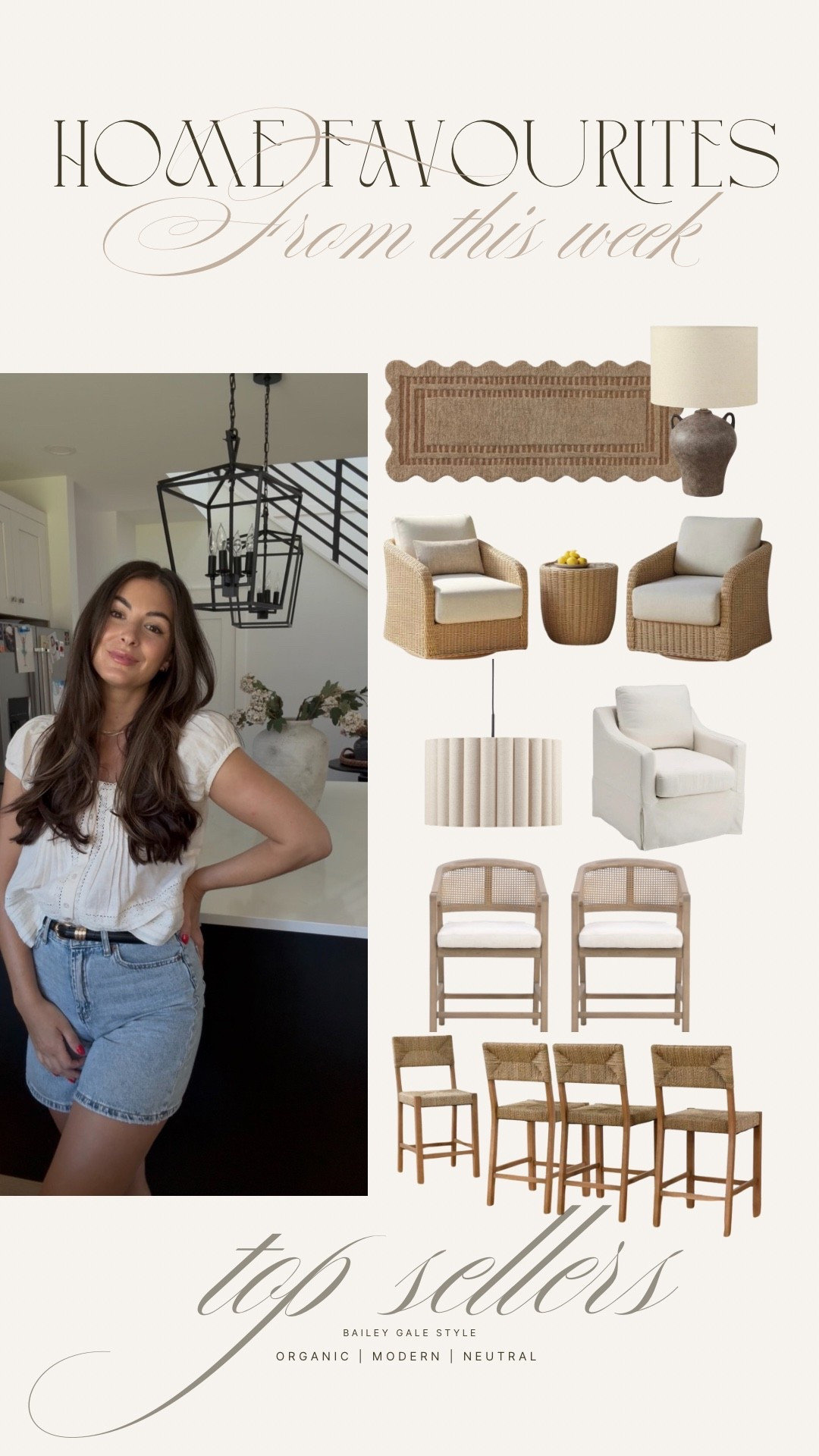 Roundup of top sellers from this week! Outdoor chairs, dining chairs, accent chairs, kitchen stools, area rugs, lighting and more!

#LTKcanada