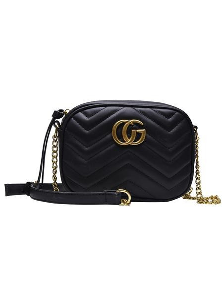 Goodnight Macaroon 'Bonnie' Chevron Chain Crossbody Bag | Goodnight Macaroon