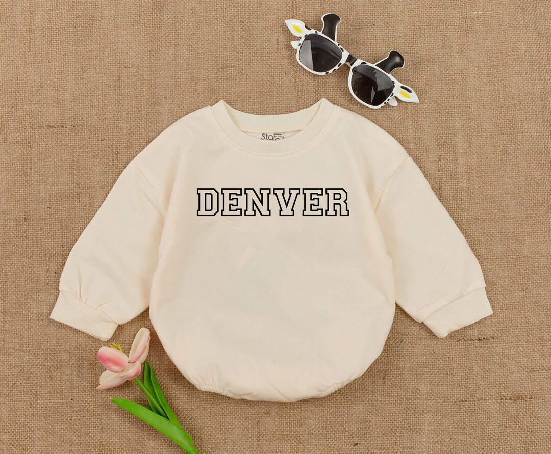 Oversized Custom Name Baby Romper, Bubble Romper, Letter Baby Sweatshirt, Baby Sweatshirt, Blue b... | Etsy (US)