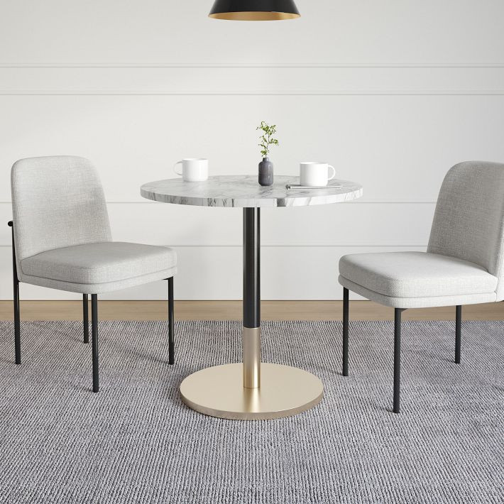 Orbit Round Dining Table  - Faux Marble | West Elm (US)