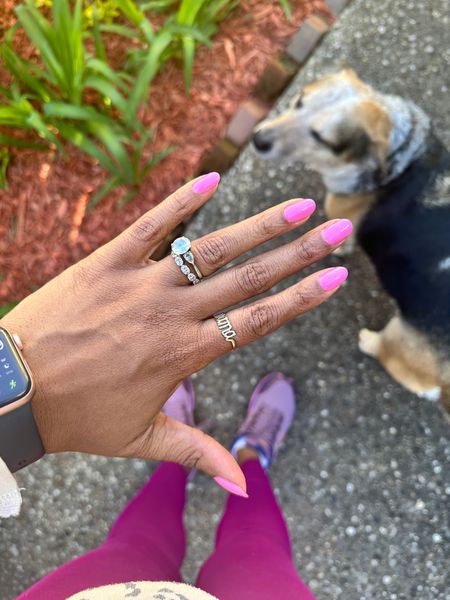 Nails | pink nails | mama ring | Hoka | leggings 

#LTKbeauty #LTKxSephora #LTKfindsunder100