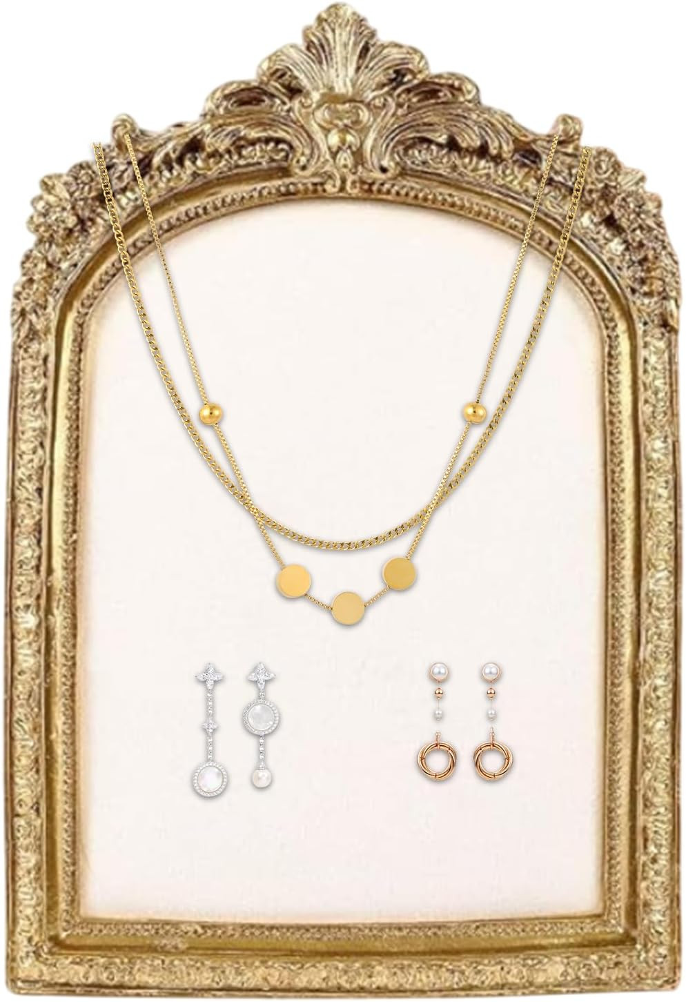 Vintage Jewelry Display Frame Handmade Necklace Organizer | Amazon (US)