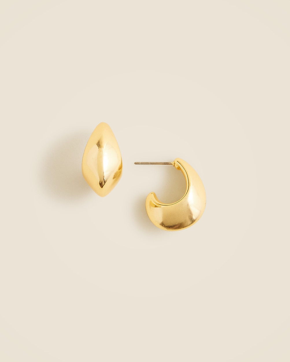 Sculptural hoop earrings | J. Crew US