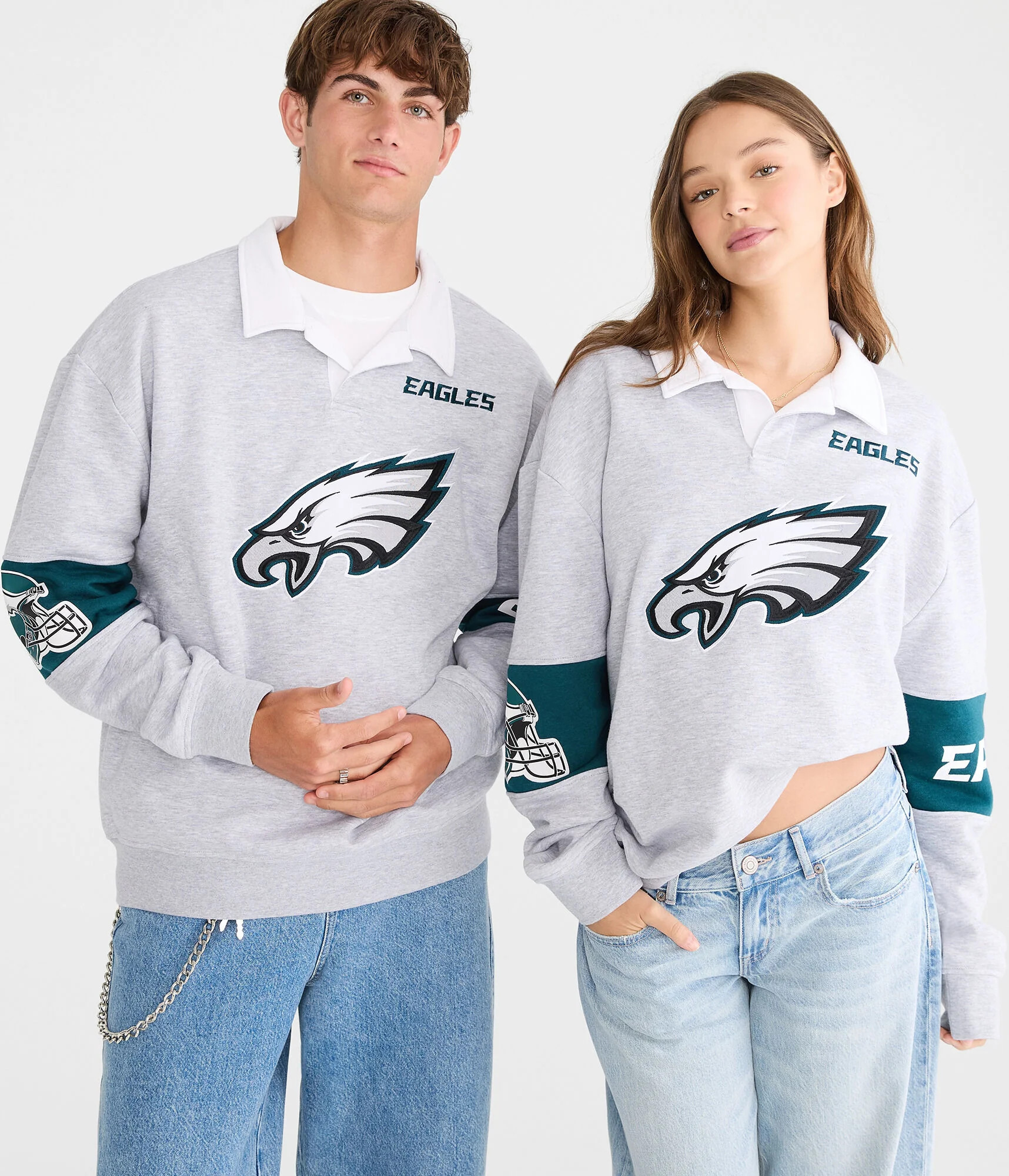 Aeropostale Philadelphia Eagles Rugby Sweatshirt | Shop Simon