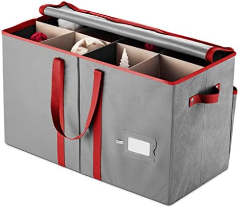 Christmas Figurine Storage Box with Zippered Closure- Protect & Keeps Safe Up to 8 Christmas Figurin | Amazon (US)