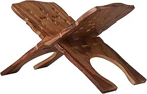 Hand Crafted Wooden Holy Book Stand (Rahel) for Comfertable Reading | Amazon (US)
