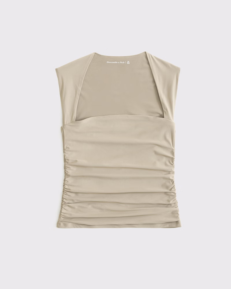 The A&F Ava Soft Matte Seamless Top | Abercrombie & Fitch (US)