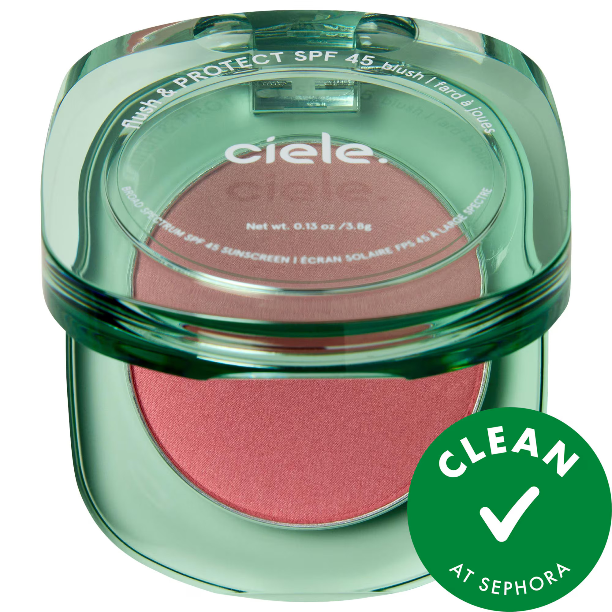 ciele flush & PROTECT SPF 45+ powder blush Shy 0.13 oz/3.8 g | Sephora (US)