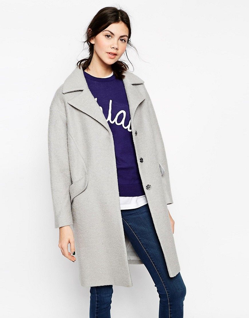 ASOS Coat In Cocoon With Seam Detail | ASOS US