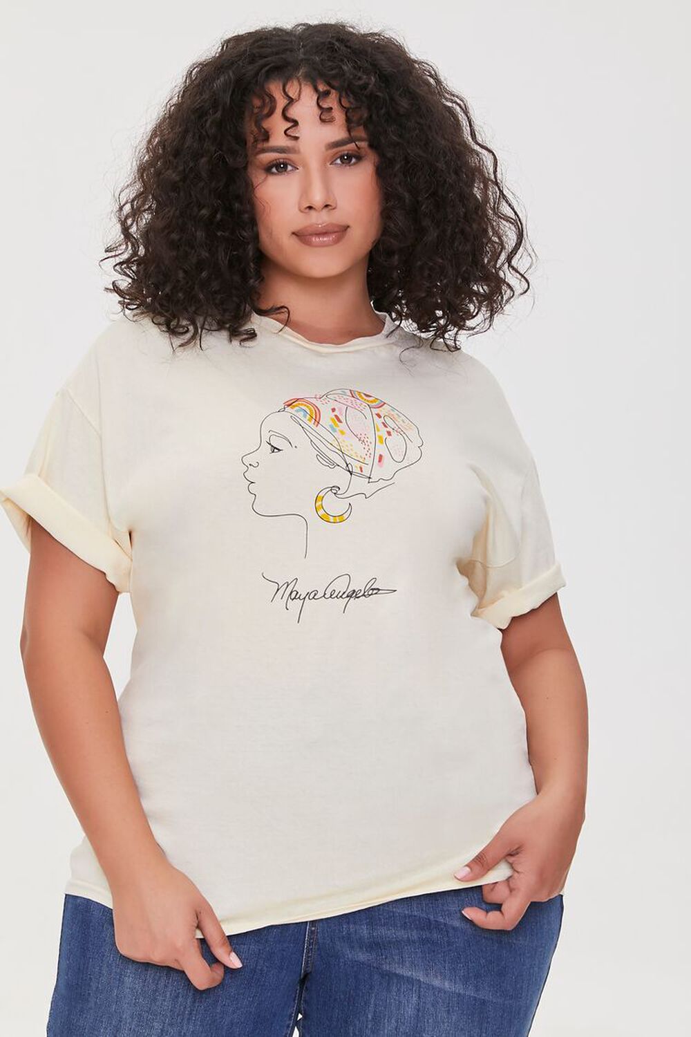 Plus Size Maya Angelou Graphic Tee | Forever 21 | Forever 21 (US)