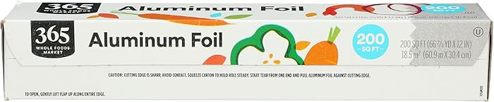 365 by Whole Foods Market, Aluminum Foil, 200 Sq Ft | Amazon (US)