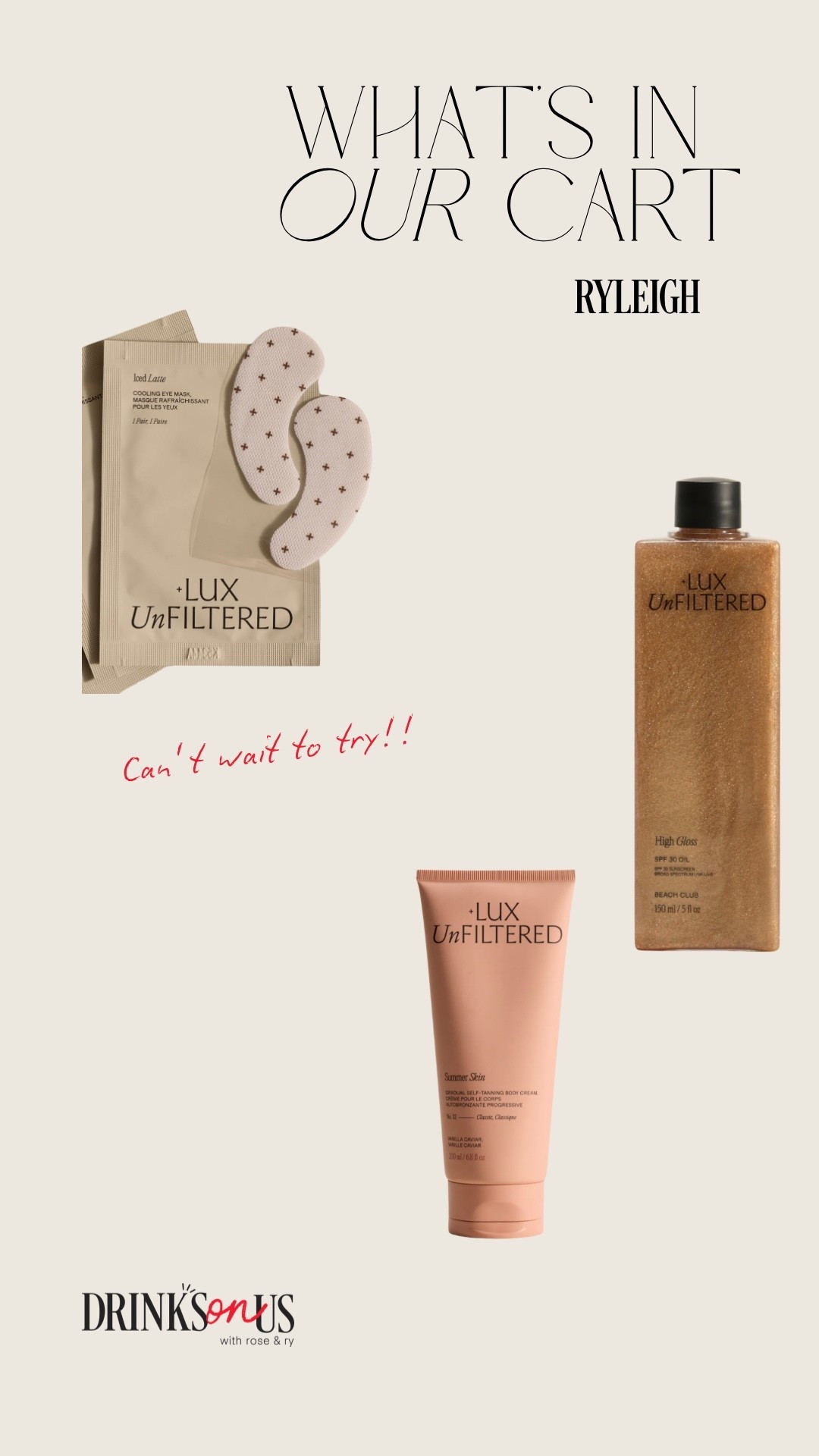 Products mentioned in Episode 127 of Drinks On Us! 🥂

#LTKgrwm #LTKBeauty #LTKmomlife