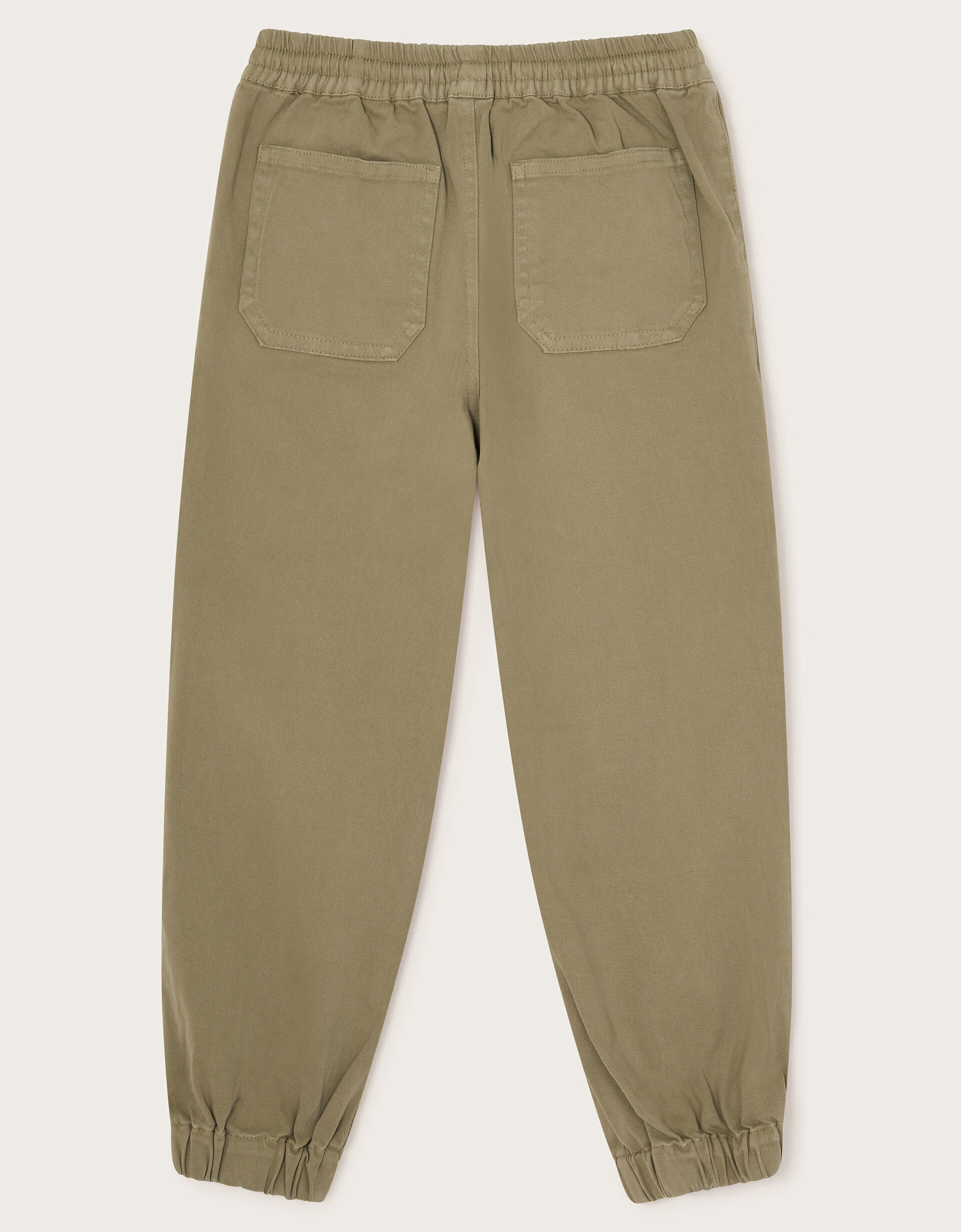 Pull-On Cuffed Trousers Natural | Monsoon (UK)