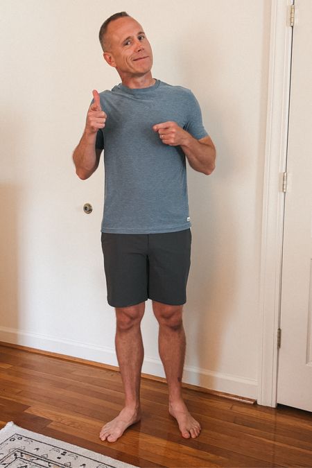 David obliged me and shared a few shorts he loves. 
The @jcrew ones are on sale. He wears the 10.5 in ones 
All shirts run tts 
@lululemon 
@vuoriclothingbrand 

#LTKGiftGuide #LTKMens #LTKStyleTip