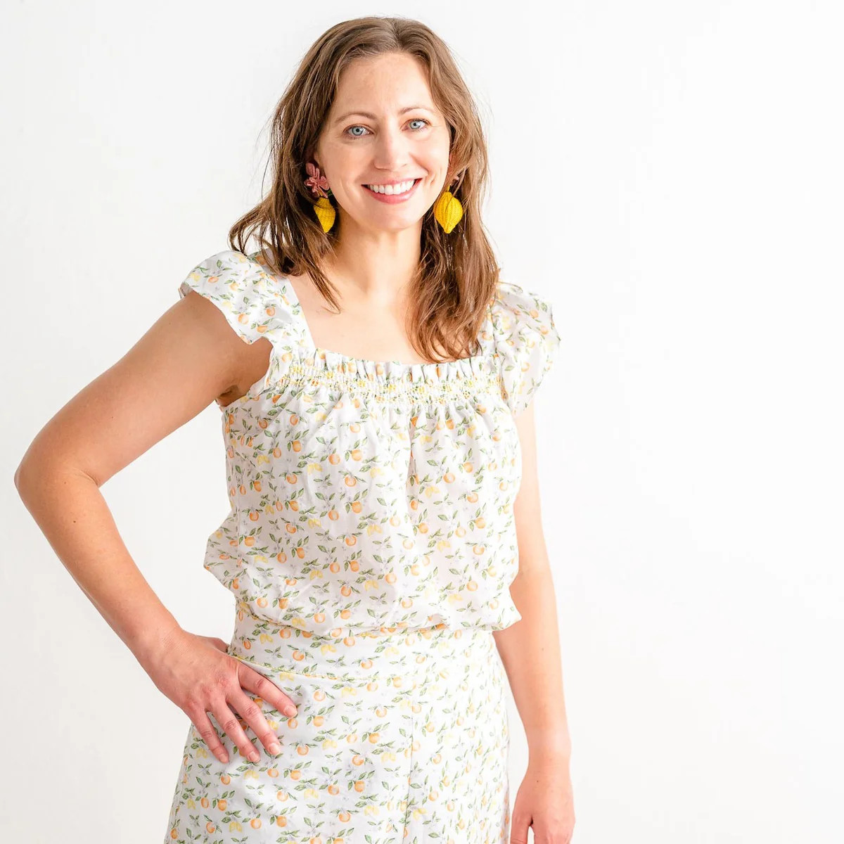 Women's Eloise Shirt - Clementine Floral | Dondolo