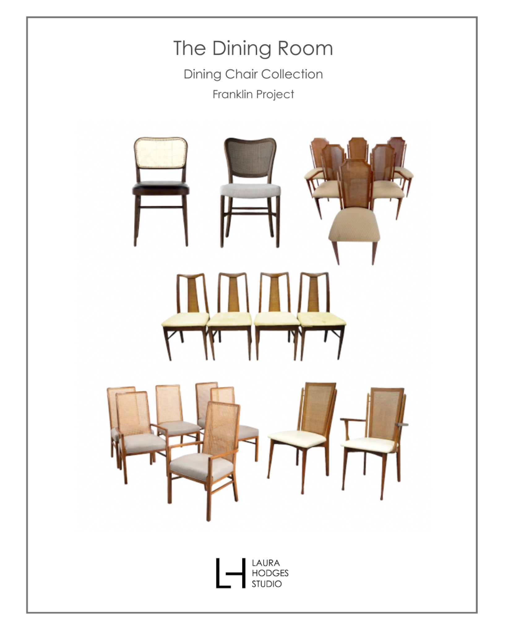 You can never go wrong with a caned back dining chair, here are some options we love. 