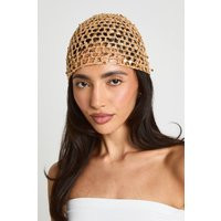Crochet Sequin Skull Cap | PrettyLittleThing UK