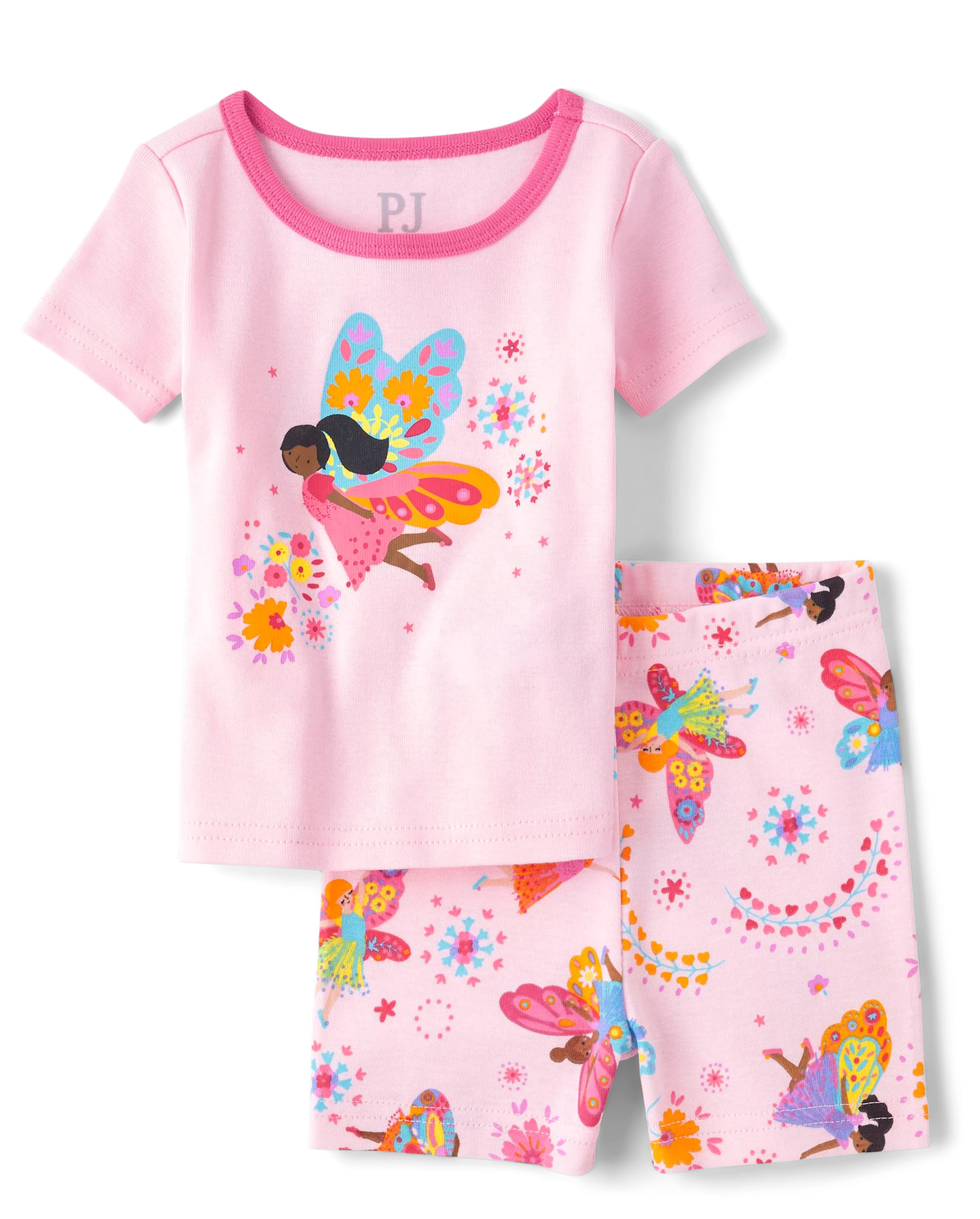 Girls Short Raglan Sleeve 'Snack Squad' Pajamas | The Children's Place  - LTBUBBLGUM | The Children's Place